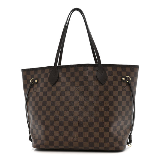 Damier Ebene Neo Neverfull MM Rose Ballerine