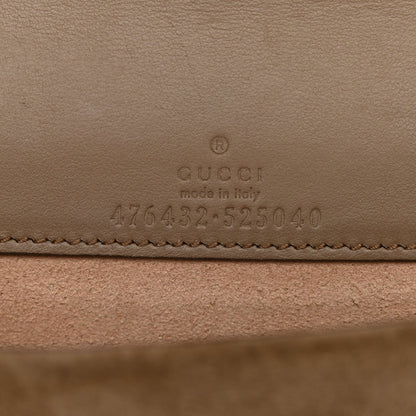 GG Supreme Monogram Super Mini Dionysus Shoulder Bag Taupe