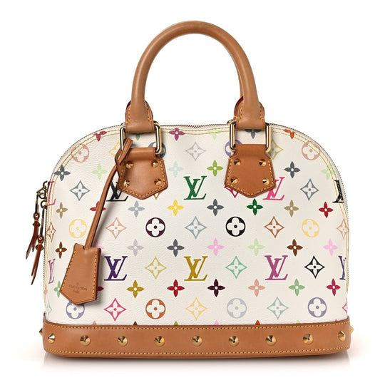 Monogram Multicolor Alma PM White