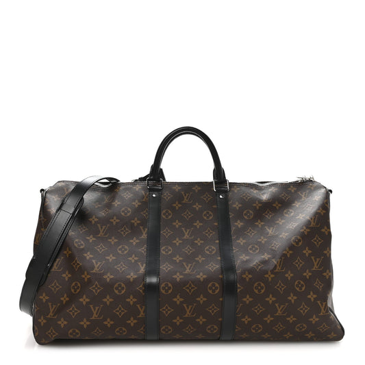 Monogram Macassar Keepall Bandouliere 55