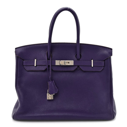 Taurillon Clemence Birkin 35 Iris