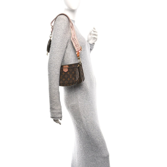Monogram Multi Pochette Accessories Rose Clair
