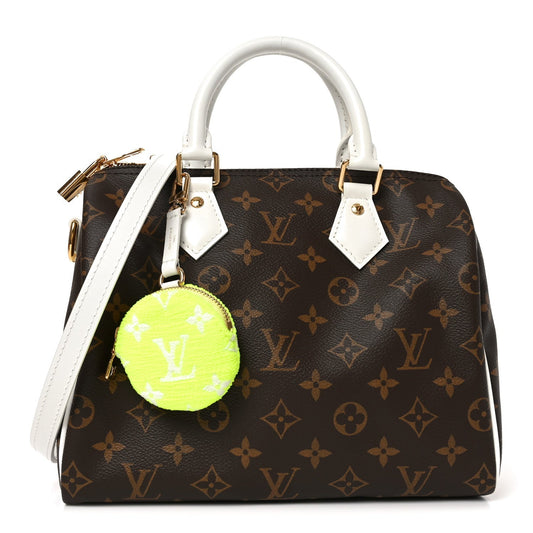 Monogram LV Match Speedy Bandouliere 25 White