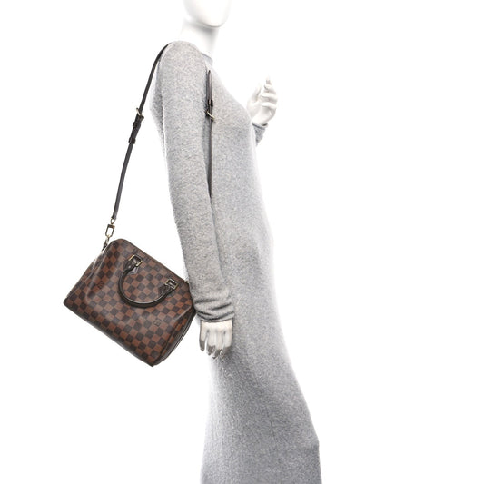 Damier Ebene Speedy Bandouliere 25