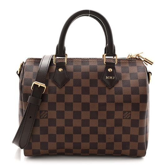Damier Ebene Speedy Bandouliere 25