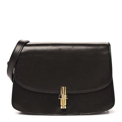 Sleek Calfskin The Sofia 8.75 Crossbody Dark Brown