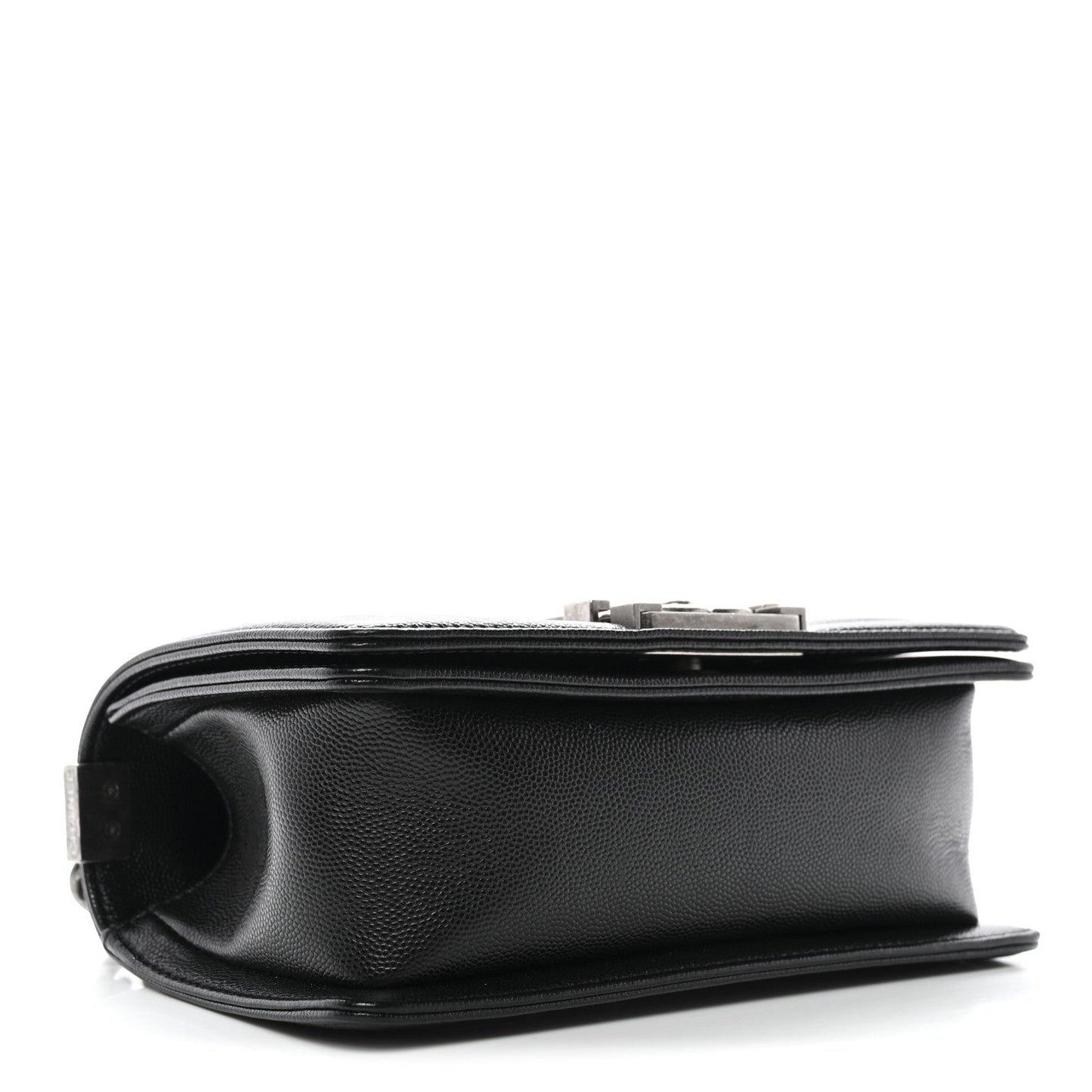 Caviar Quilted Small Boy Flap Black