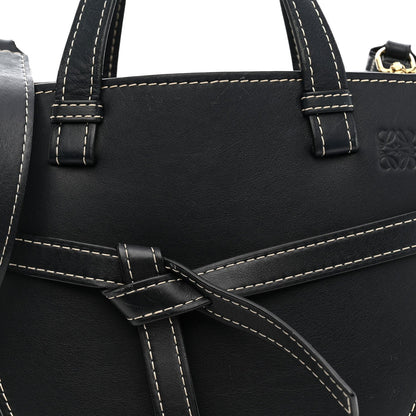 Calfskin Gate Tote Midnight Blue
