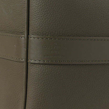 Grained Calfskin Aerogram Keepall Bandouliere 50 Khaki