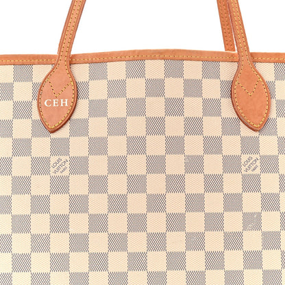 Damier Azur Neo Neverfull GM Rose Ballerine