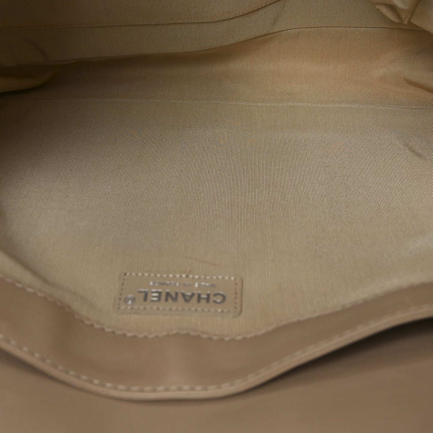 Calfskin Large Boy Reverso Flap  Beige