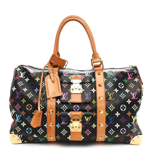 Monogram Multicolor Keepall 45 Black
