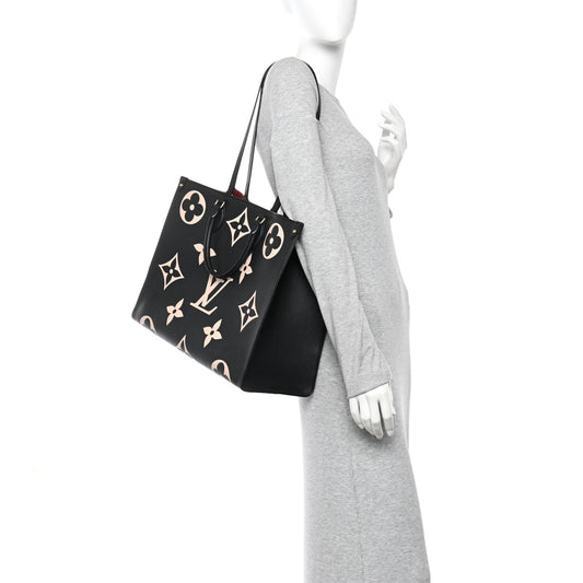 Empreinte Monogram Giant Onthego GM Black Beige