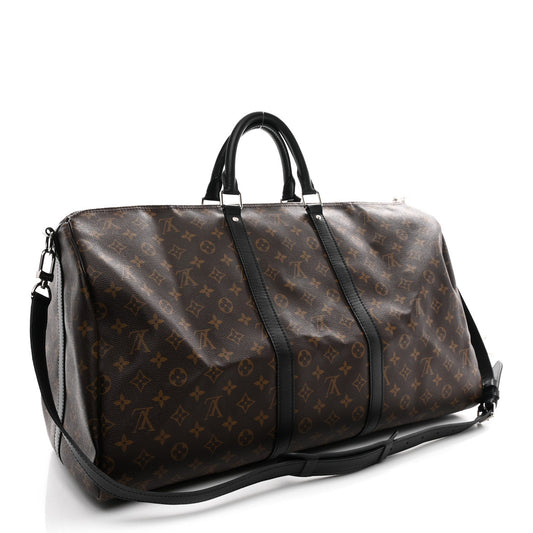 Monogram Macassar Keepall Bandouliere 55