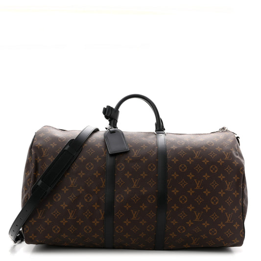 Monogram Macassar Keepall Bandouliere 55