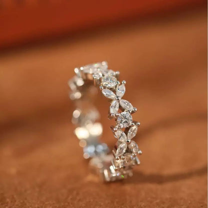 Moissanite Butterfly Band