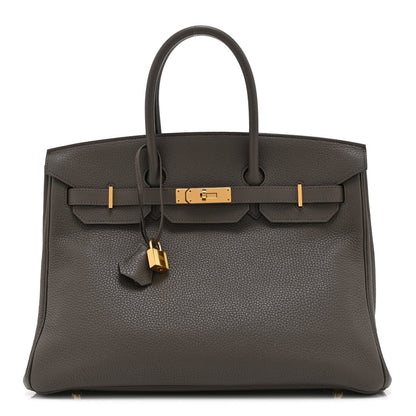 Taurillon Clemence Birkin 35 Etain