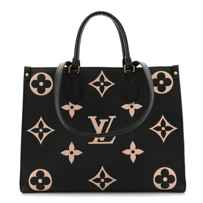 Empreinte Monogram Giant Onthego MM Black Beige