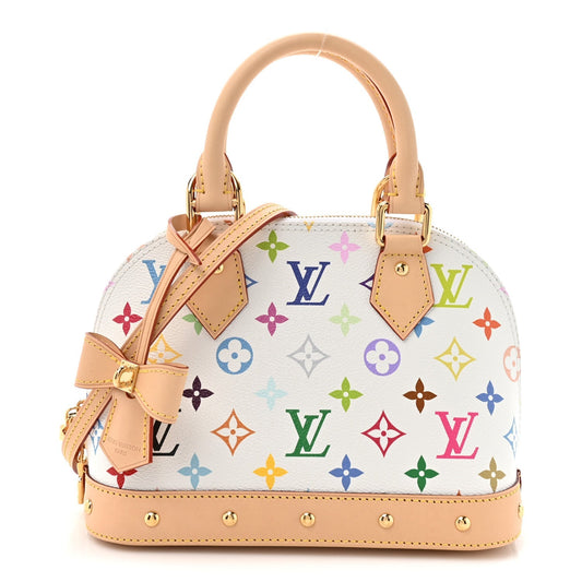 LV x TM Monogram Multicolor Alma BB White