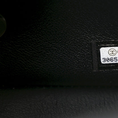 Lambskin Quilted Mini Square Flap Black
