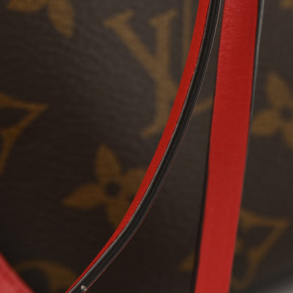 Monogram Braided Neonoe Coquelicot