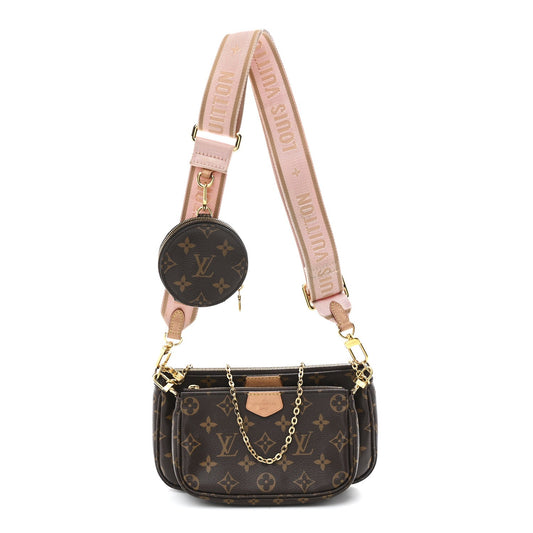 Monogram Multi Pochette Accessories Rose Clair