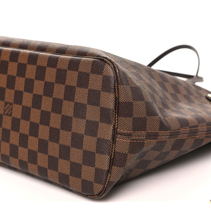Damier Ebene Neo Neverfull MM Rose Ballerine