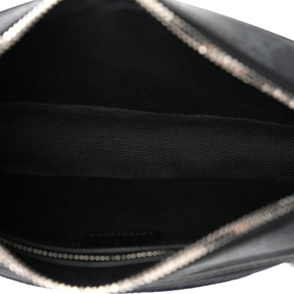 Soft GG Supreme Monogram Web Belt Bag Black Grey