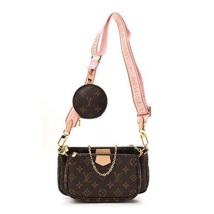 Monogram Multi Pochette Accessories Rose Clair