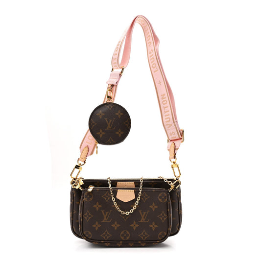 Monogram Multi Pochette Accessories Rose Clair