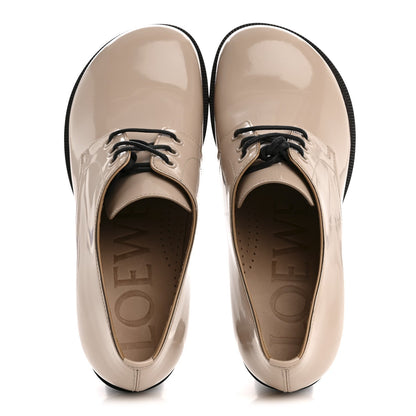 Brushed Calfskin Campo Derby Loafers 40 Light Pink