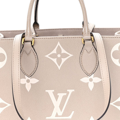 Empreinte Monogram Giant Onthego MM Tourterelle Creme