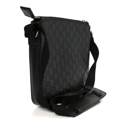 Guccissima Signature Small Messenger Bag Black