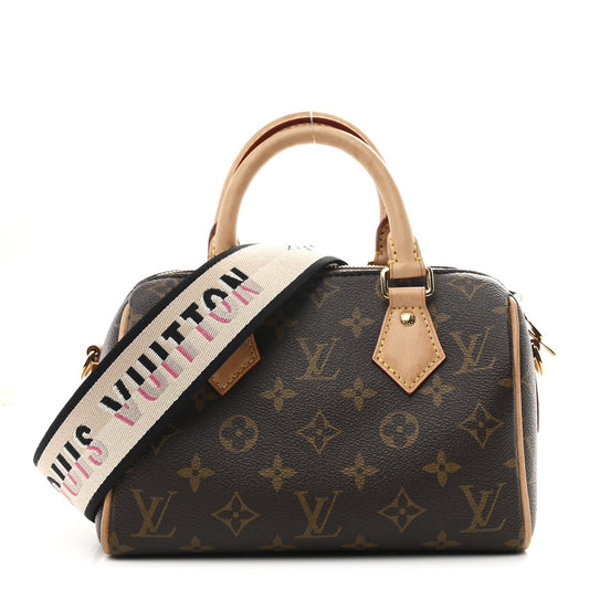 Monogram Speedy Bandouliere 20 Black