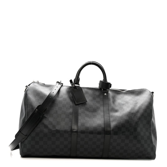 Damier Graphite Keepall Bandouliere 55