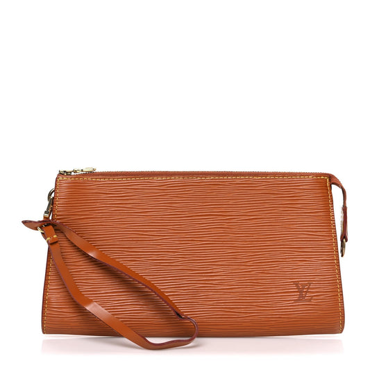 Epi Pochette Accessories 24 Kenyan Fawn
