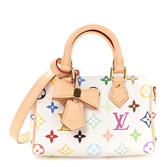 LV X TM Monogram Multicolor Nano Speedy White