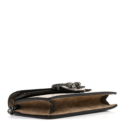 GG Supreme Monogram Super Mini Dionysus Shoulder Bag Taupe