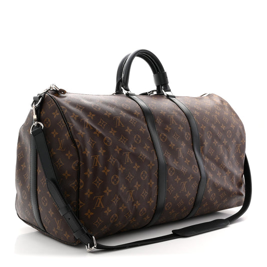 Monogram Macassar Keepall Bandouliere 55