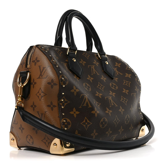 Reverse Monogram Speedy Trunk 25