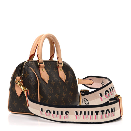 Monogram Speedy Bandouliere 20 Black