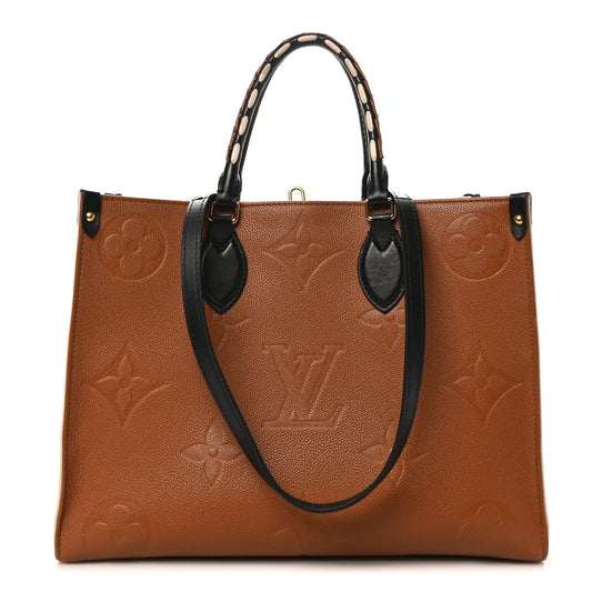 Empreinte Monogram Giant Wild At Heart Onthego MM Caramel