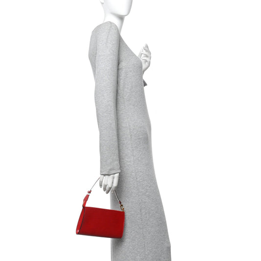 Epi Pochette Accessories 21 Castillan Red