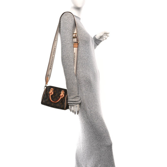 Monogram Speedy Bandouliere 20 Beige