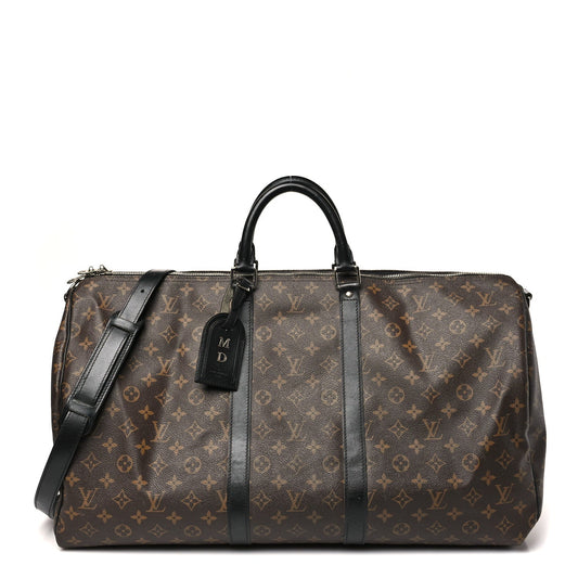 Monogram Macassar Keepall Bandouliere 55