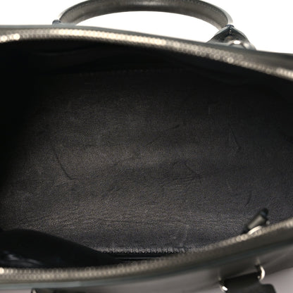 Saddle Calfskin Mini Devon Bag Koala Grey