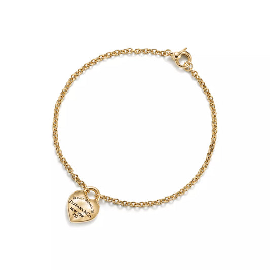 Tiffany Return to Tiffany Full Heart Bracelet(18cm)