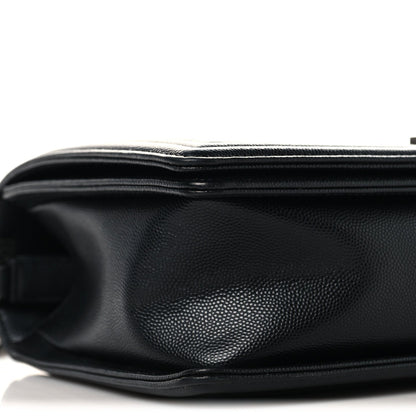 Caviar Quilted New Medium Boy Flap Black