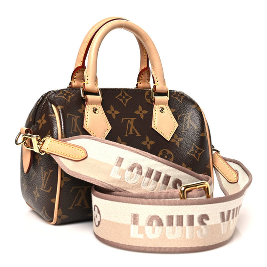 Monogram Speedy Bandouliere 20 Beige