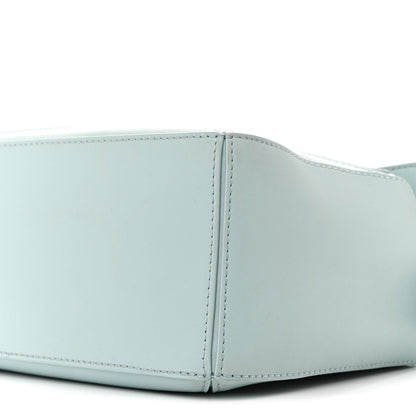 Grained Calfskin Small Puzzle Bag Aquamarine